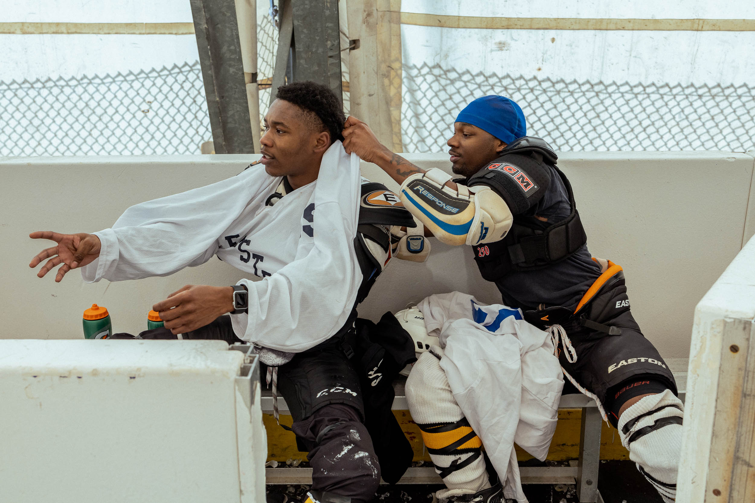 BALTIMORE MD WASHINGTON DC PHOTOJOURNALIST FOR NEW YORK TIMES FEATURE BLACK YOUTH ICE HOCKEY SPORTS DOCUMENTARY PHOTOGRAPHER
