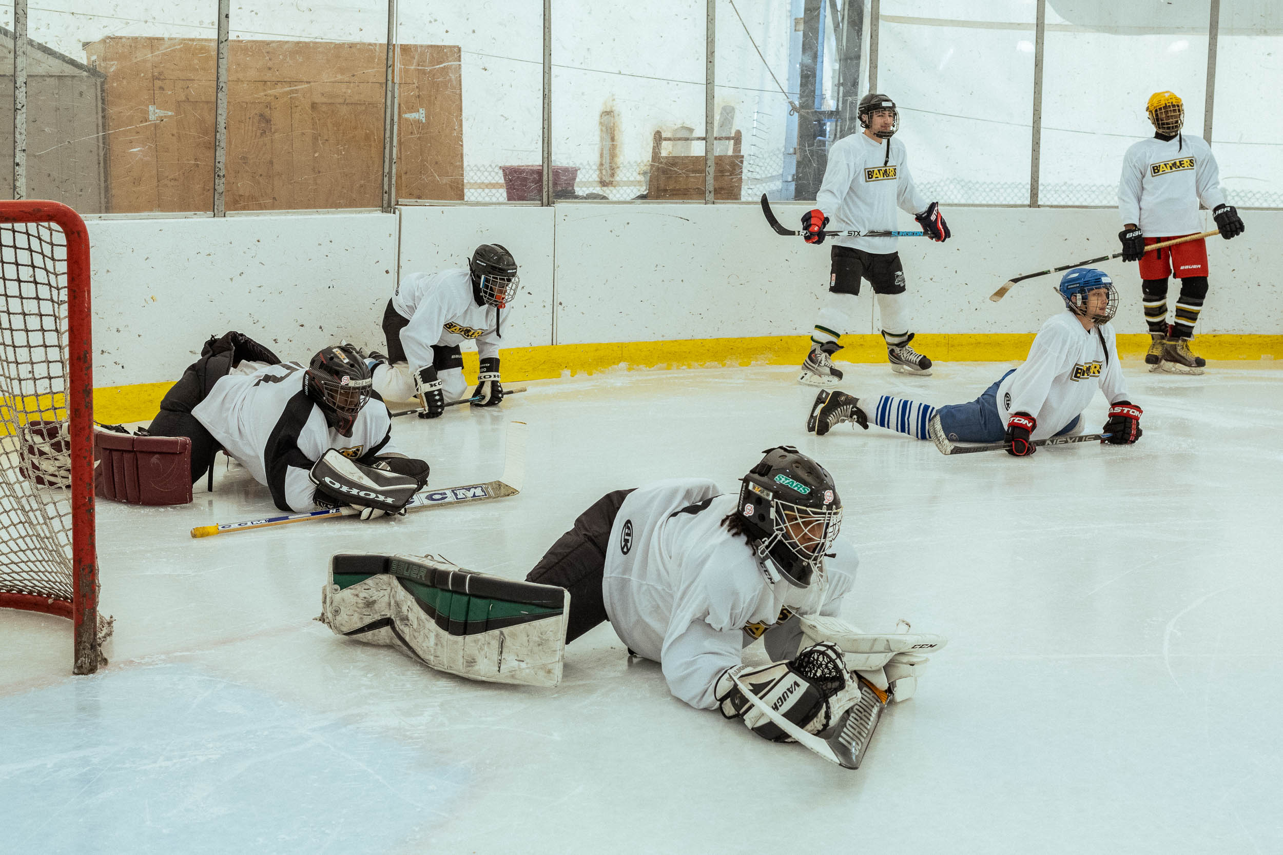 BALTIMORE MD WASHINGTON DC PHOTOJOURNALIST FOR NEW YORK TIMES FEATURE BLACK YOUTH ICE HOCKEY SPORTS DOCUMENTARY PHOTOGRAPHER