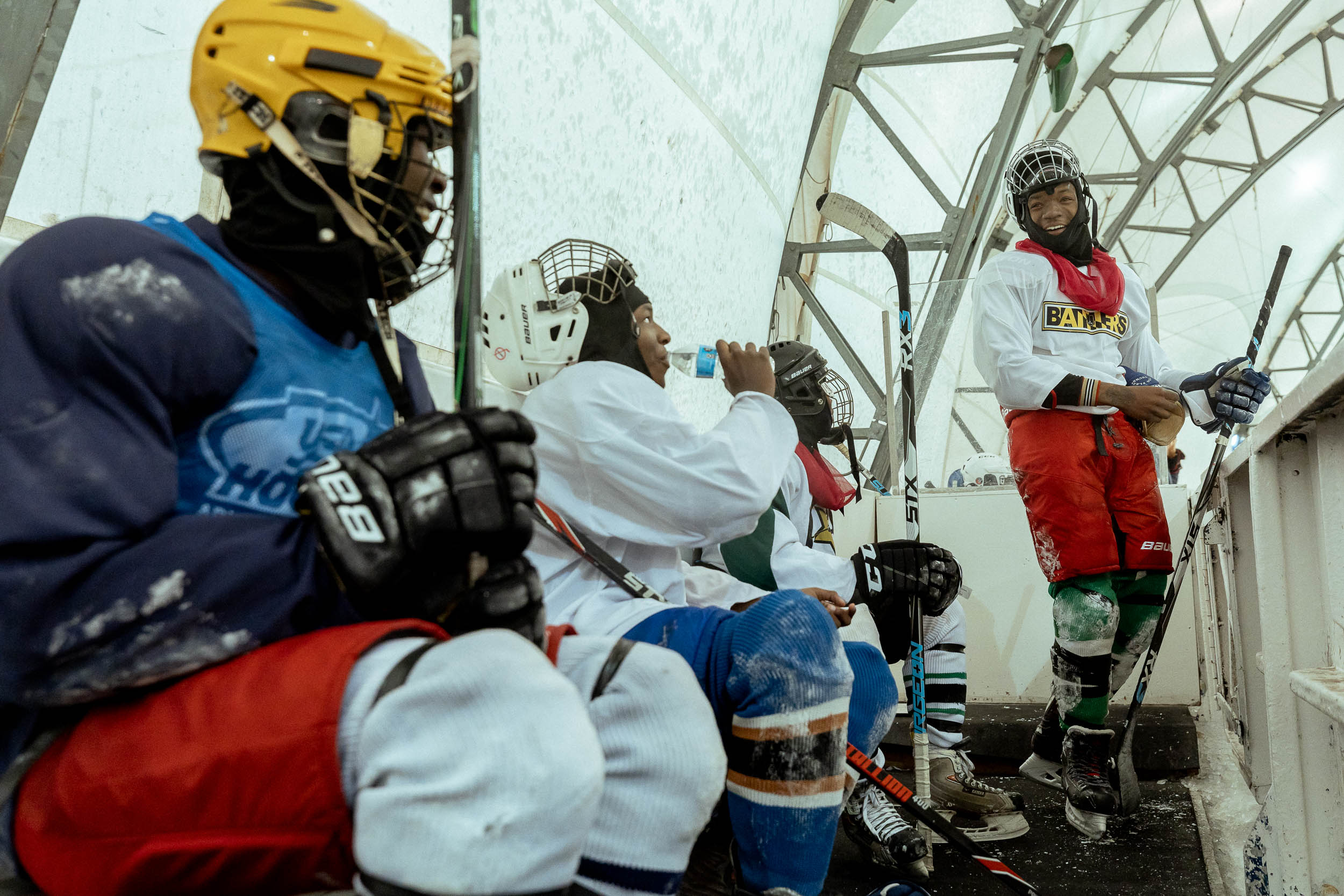 BALTIMORE MD WASHINGTON DC PHOTOJOURNALIST FOR NEW YORK TIMES FEATURE BLACK YOUTH ICE HOCKEY SPORTS DOCUMENTARY PHOTOGRAPHER