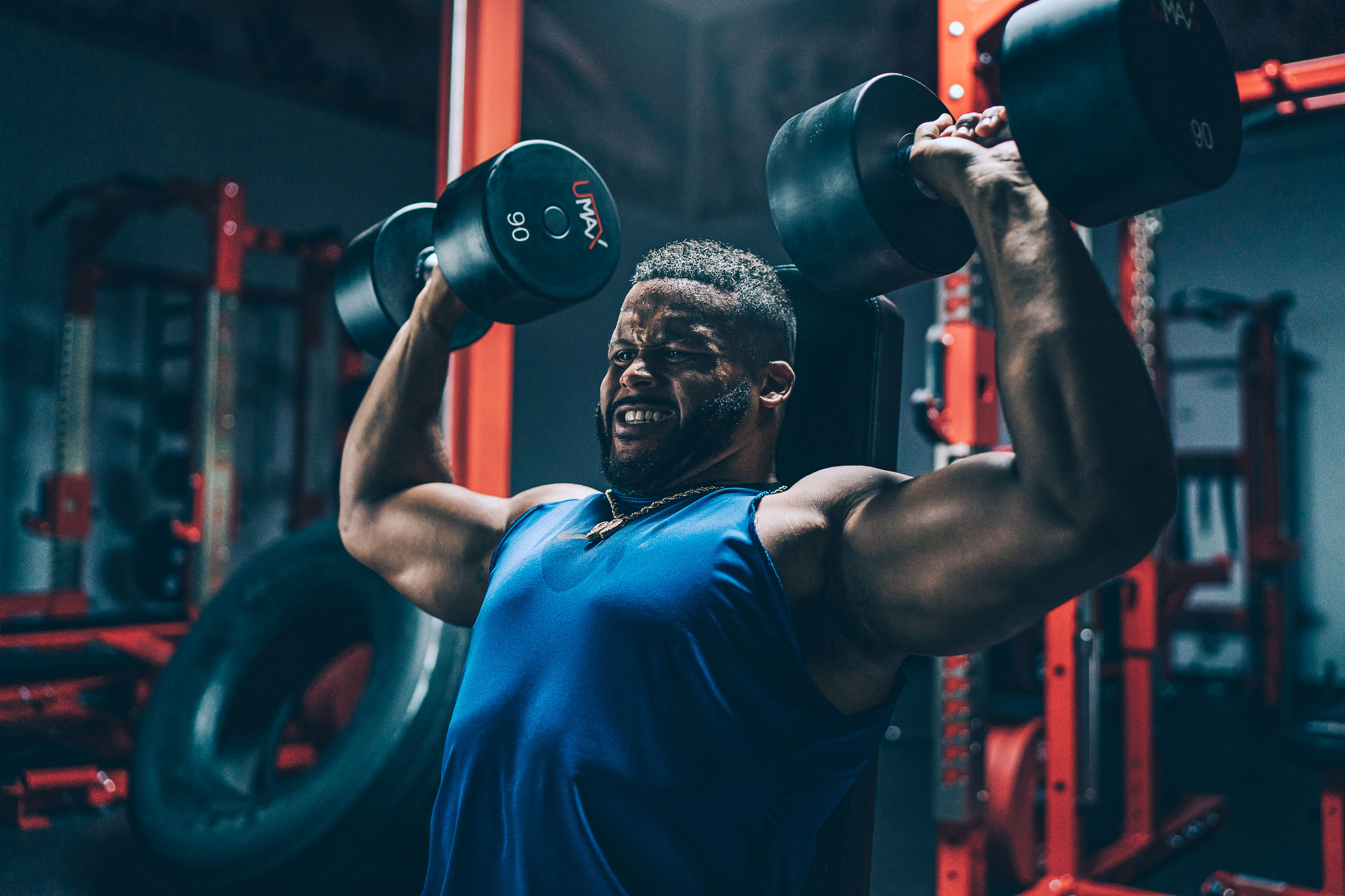 AARON DONALD LOS ANGELES RAMS COMMERCIAL FITNESS ACTIVE LIFESTYLE ADVERTISING CAMPAIGN PHOTOGRAPHER WASHINGTON DC BALTIMORE