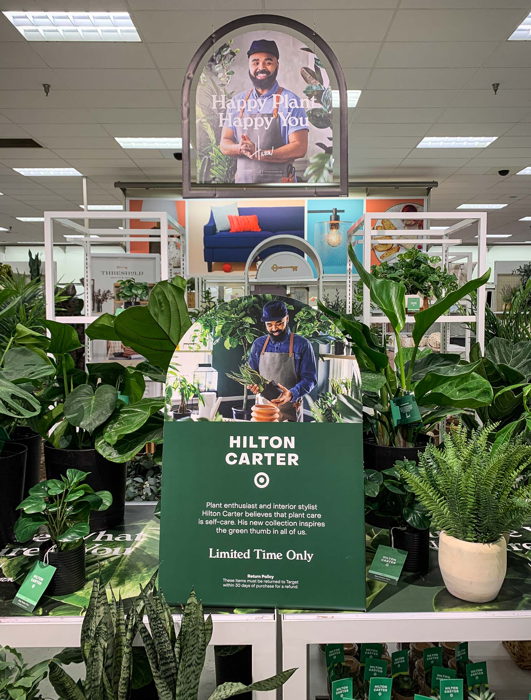 TARGET STORES COMMERCIAL ADVERTISING CAMPAIGN PHOTOGRAPHY FOR TARGET PROJECT GROW PLANT INFLUENCER HILTON CARTER CELEBRITY PORTRAIT PHOTOGRAPHER