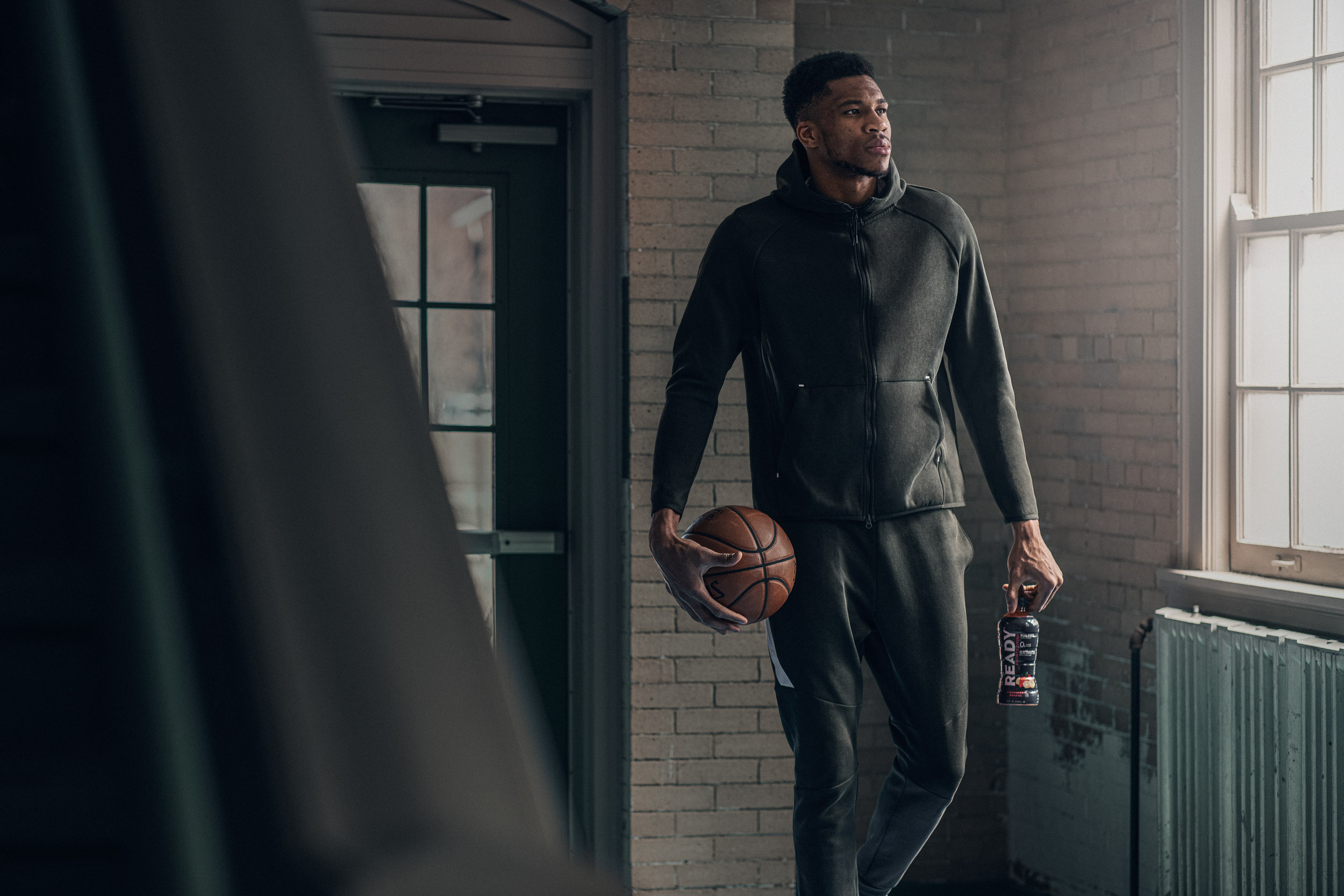 NBA WORLD CHAMPION MVP MILKWAUKEE BUCKS GIANNIS ANTETOKOUNMPO PHOTOGRAPHED BY COMMERCIAL BASKETBALL ADVERTISING PHOTOGRAPHER IN BALTIMORE MD WASHINGTON DC