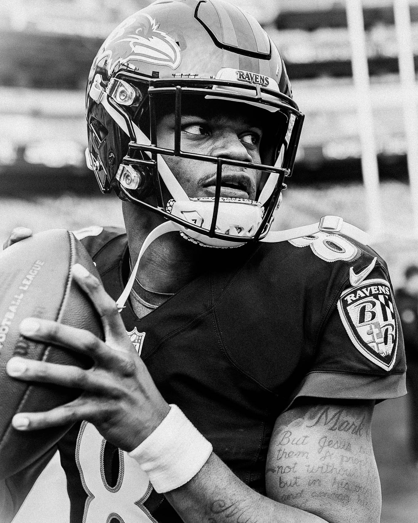 NFL MVP LAMAR JACKSON PHOTOGRAPHY GUARANTEED CONTRACT HIGHEST PAID PLAYER IN NFL HISTORY PHOTOGRAPHED BY DOCUMENTARY SPORTS PHOTOGRAPHER IN BALTIMORE MD