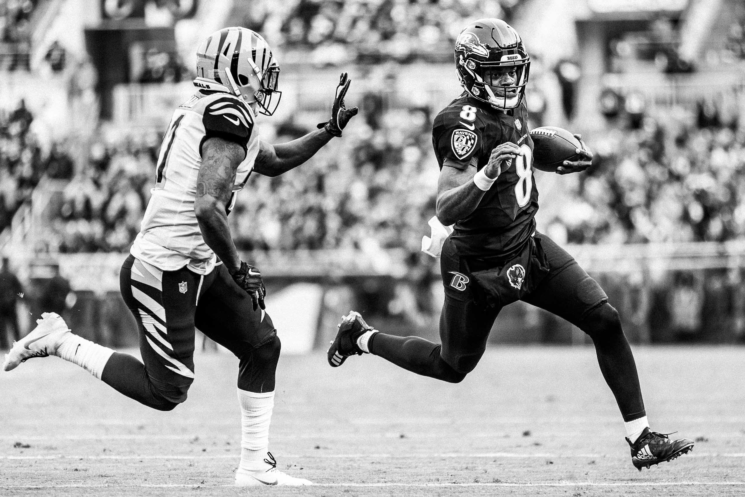 NFL MVP LAMAR JACKSON PHOTOGRAPHY GUARANTEED CONTRACT HIGHEST PAID PLAYER IN NFL HISTORY PHOTOGRAPHED BY DOCUMENTARY SPORTS PHOTOGRAPHER IN BALTIMORE MD